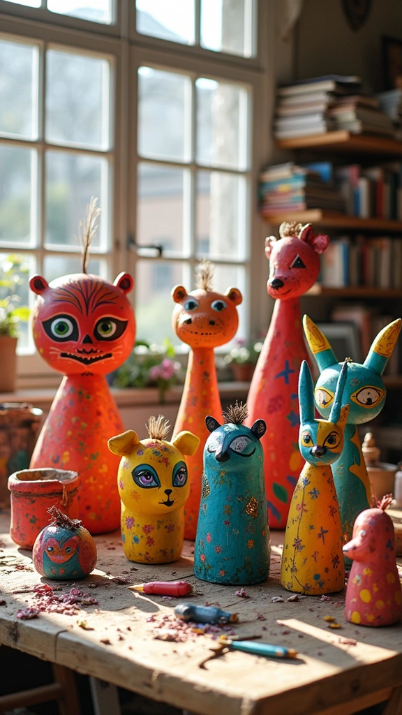 Paper Mâché Sculptures