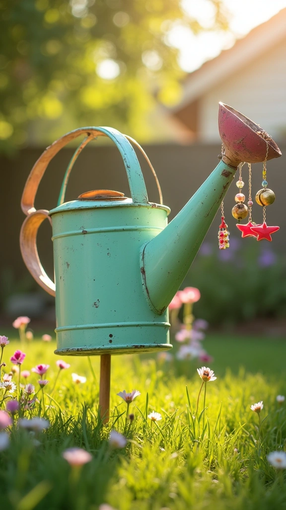 Watering Can Wind Chimes