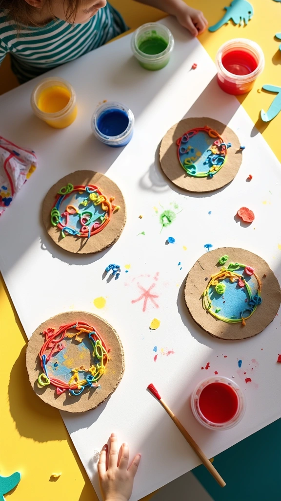 Rubber Band Circle Art