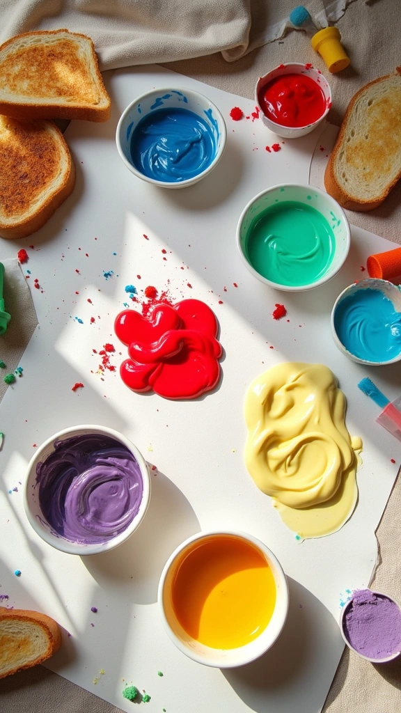 Edible Finger Paints
