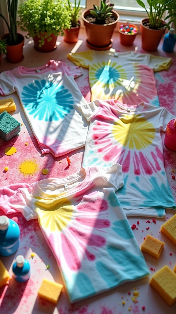 DIY Tie-Dye T-Shirts
