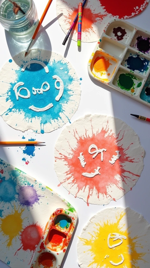 Watercolor Resist Art