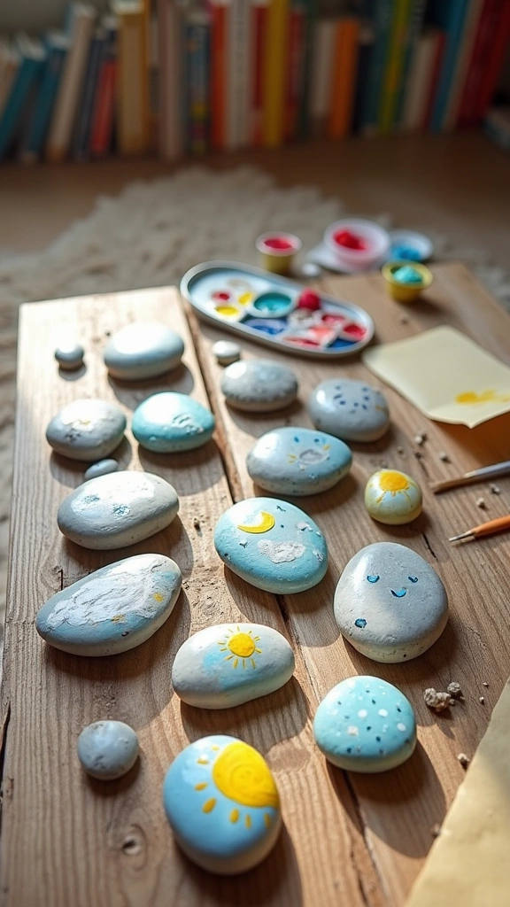 Cloudy Day Story Stones