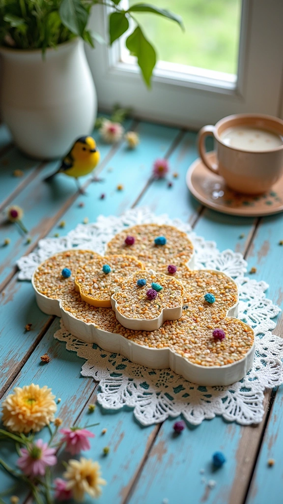 Cloud-Shaped Bird Feeder