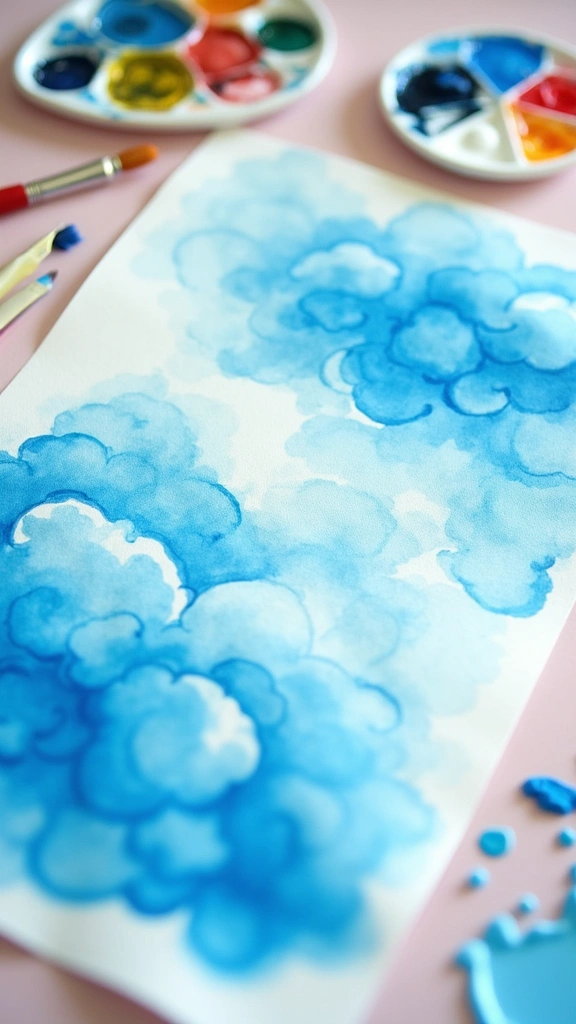Watercolor Clouds