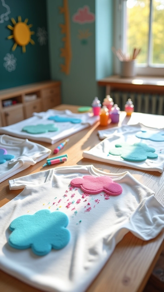 Cloud Print T-Shirts