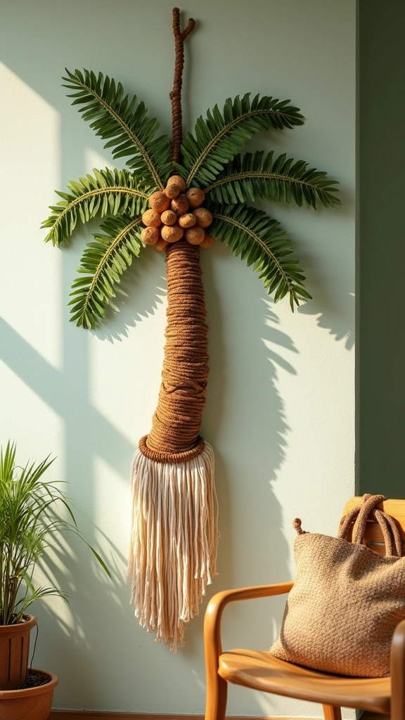 Coconut Tree Wall Hanging