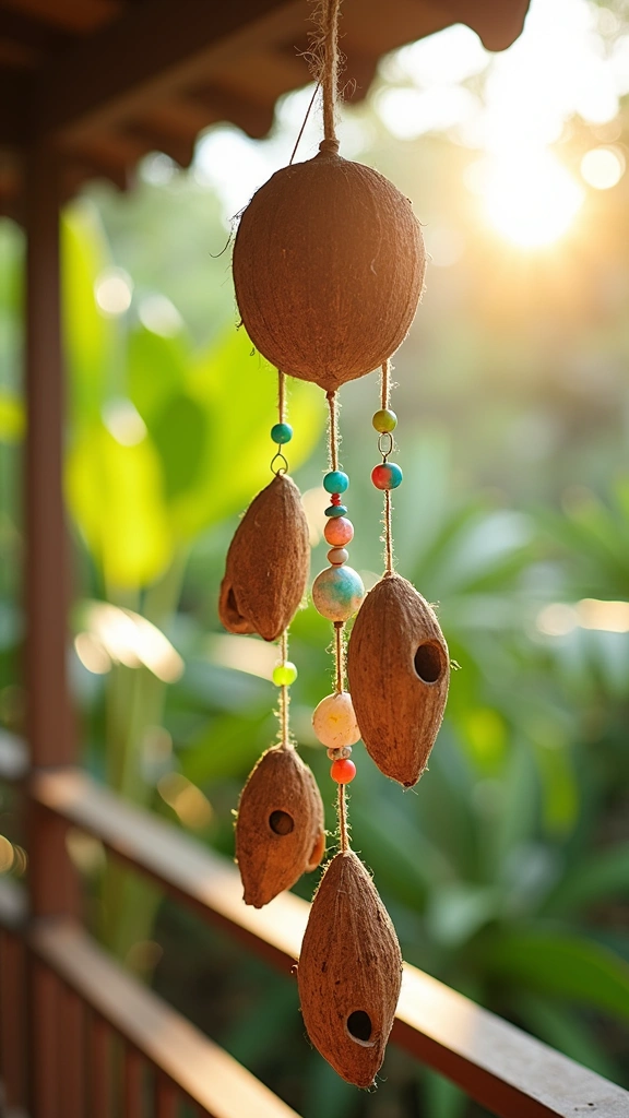 Coconut Tree Wind Chimes