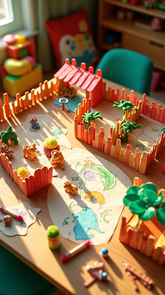 Craft Stick Zoo