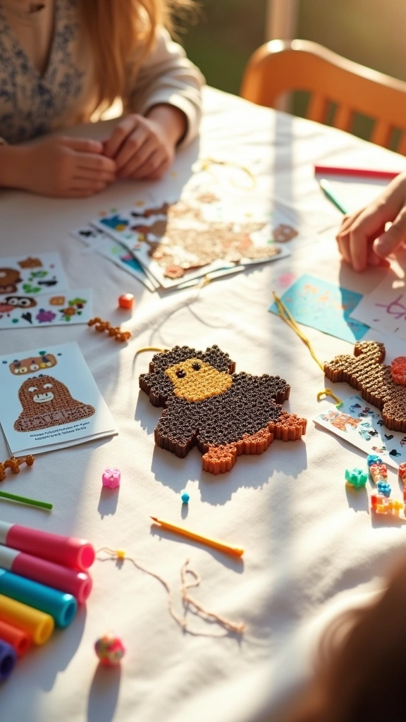 Gorilla Bead Crafts