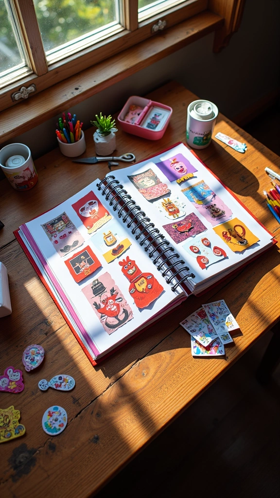 FNAF Template Scrapbook