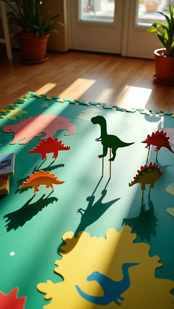 Dino Shadow Puppets