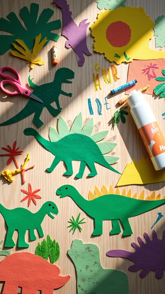 Dino Themed Collage