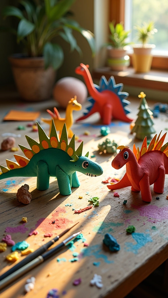 Paper Towel Roll Dinosaurs