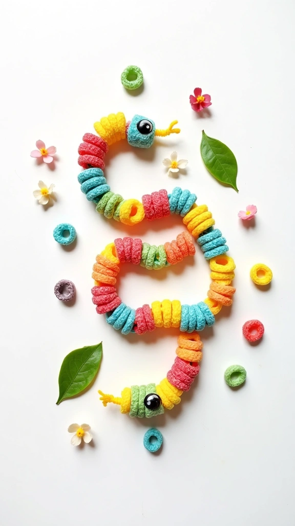 Fruit Loop Rainbow Snakes
