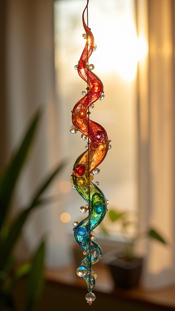 Classic Glass Bead Suncatcher