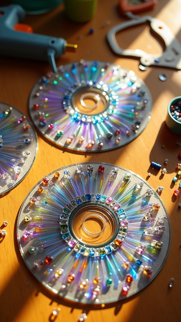 Repurposed CD Suncatcher
