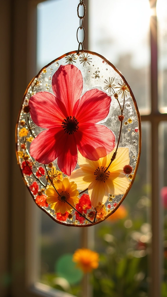 Flower Petal Suncatcher