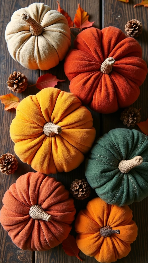 Fabric Pumpkins