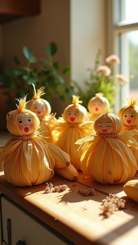 DIY Corn Husk Dolls