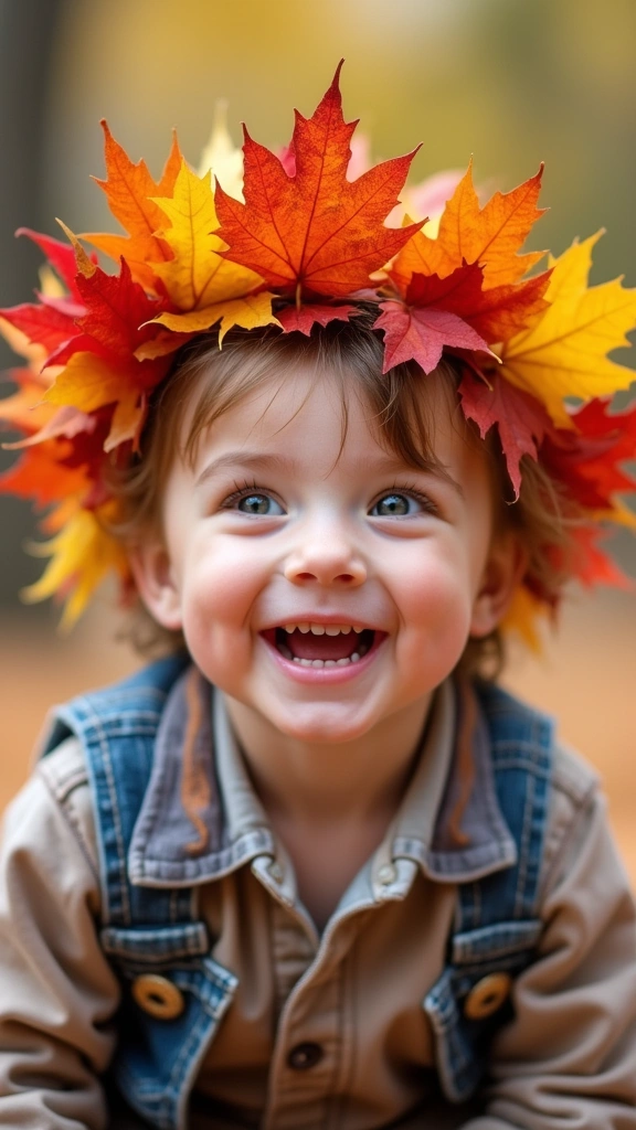 Autumn Leaf Crown
