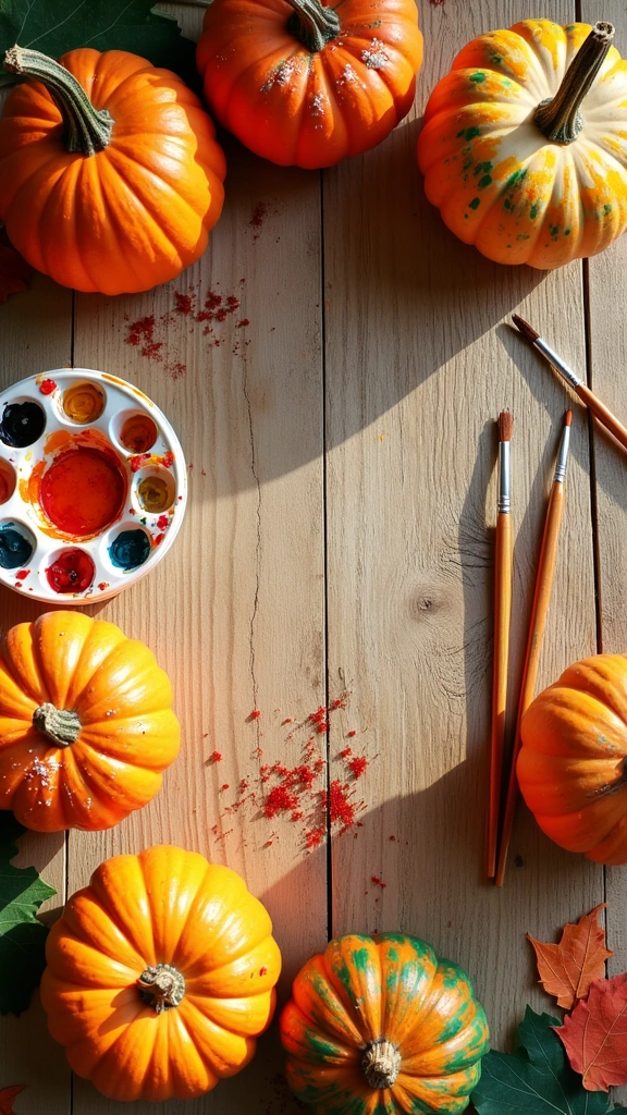 Watercolor Pumpkins