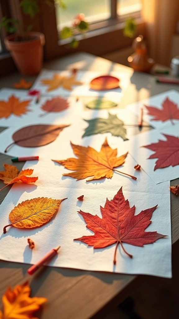 Leaf Rubbings