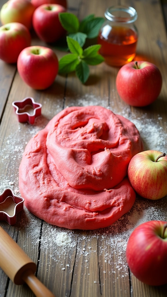 Scented Apple Playdough