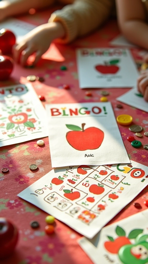 Apple-themed Bingo