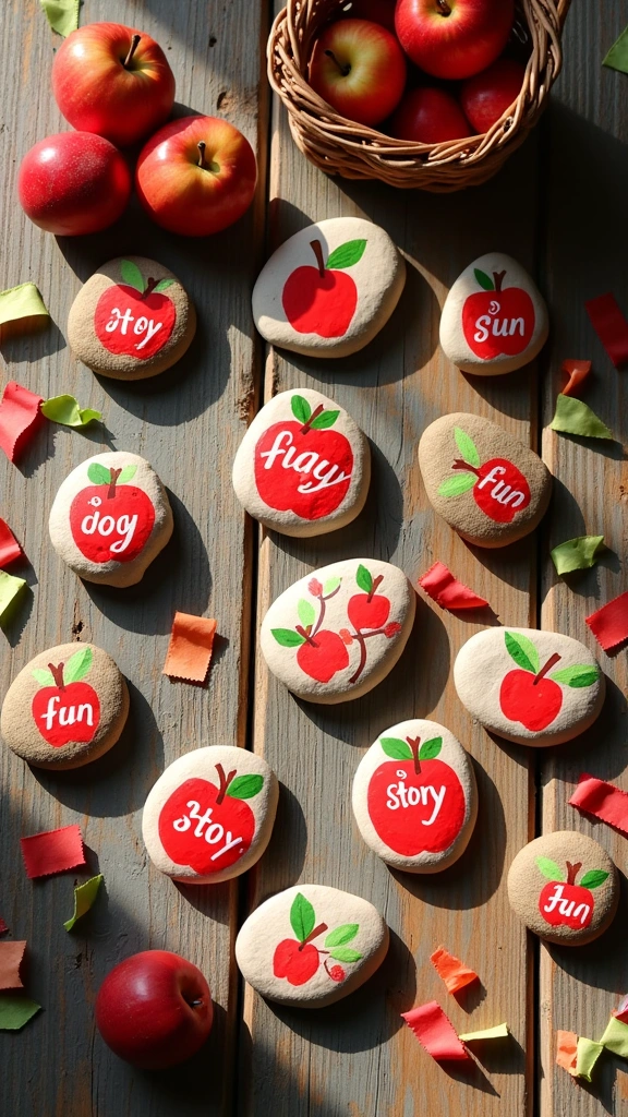 Apple Story Stones