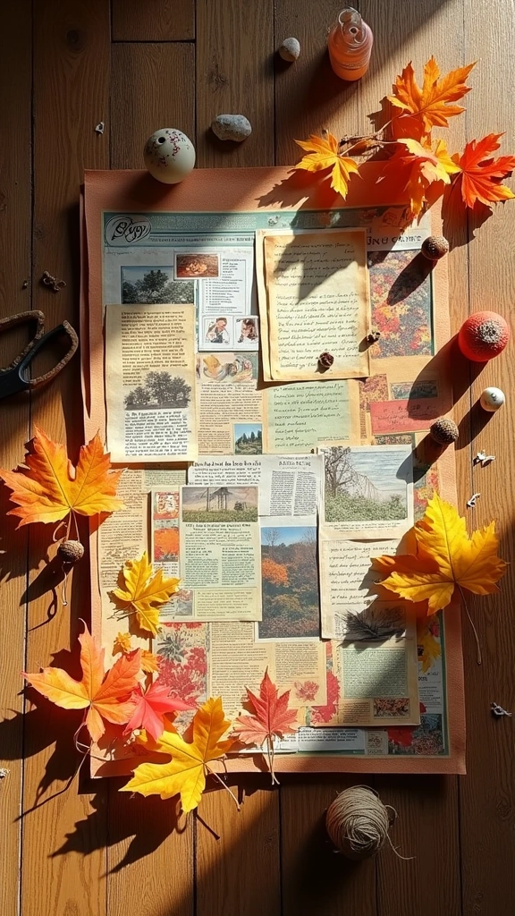 Fall-themed Collages