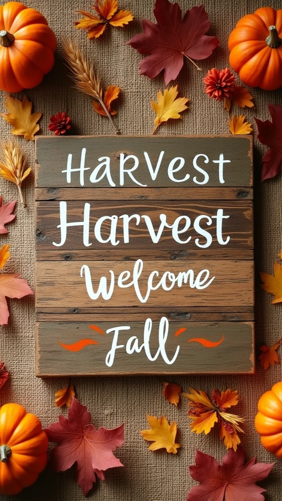 DIY Fall Sign