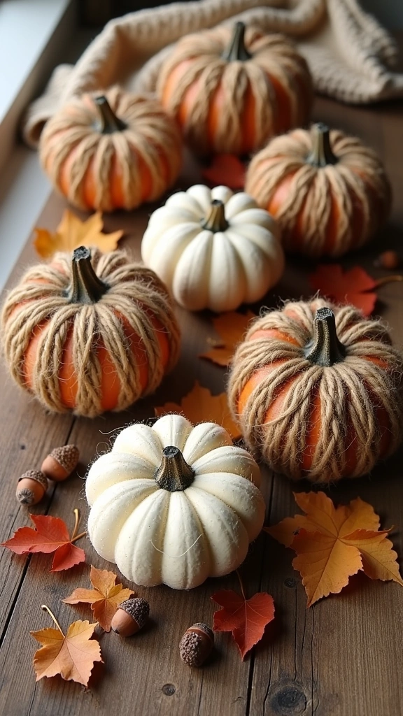 Jute Twine Pumpkins