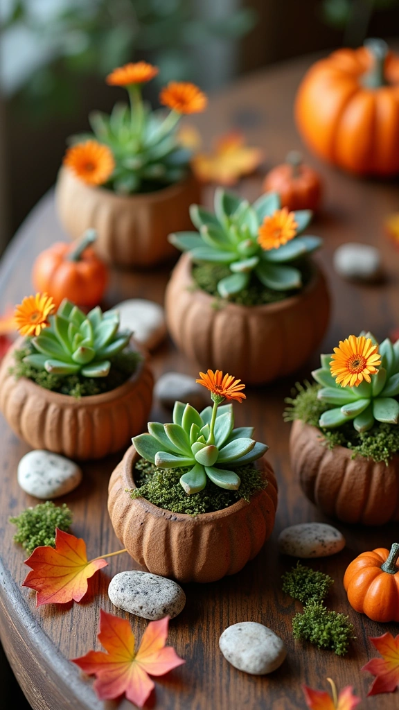 Mini Fall Planters