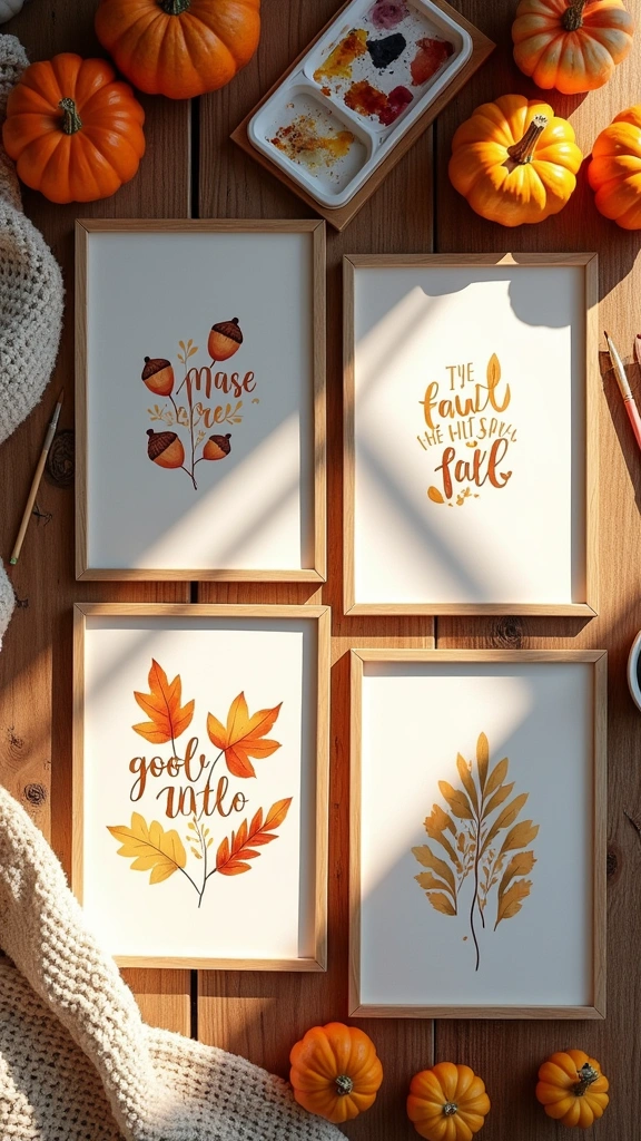 DIY Fall Art Prints