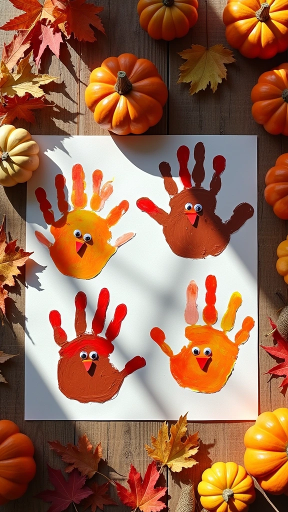 Handprint Turkeys