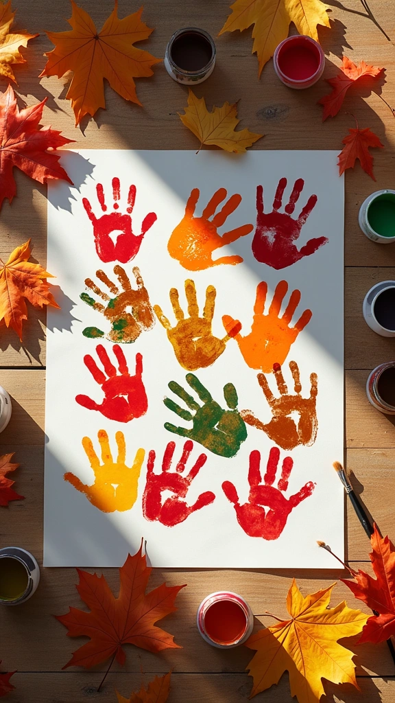Leafy Handprints