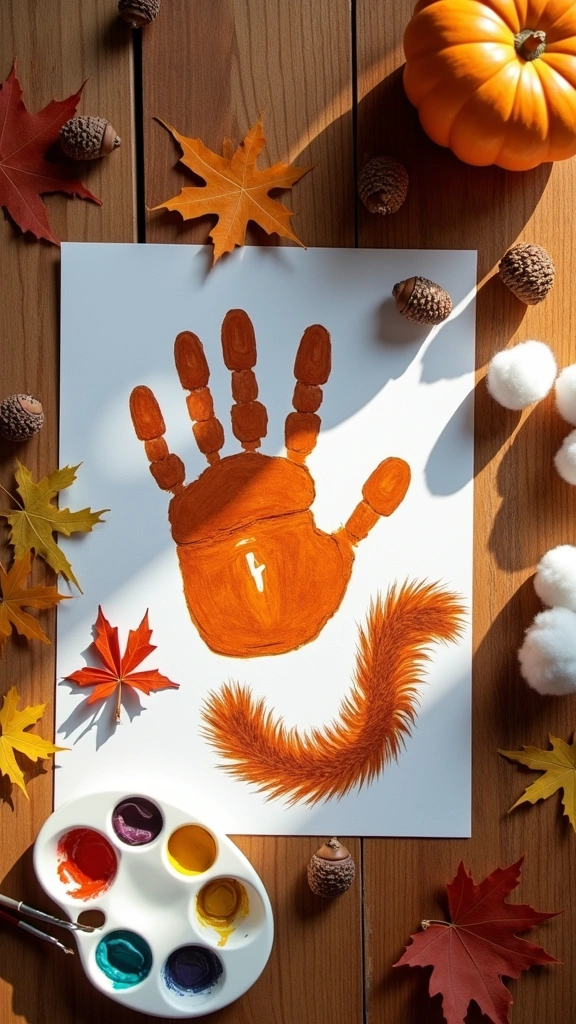 Handprint Squirrel