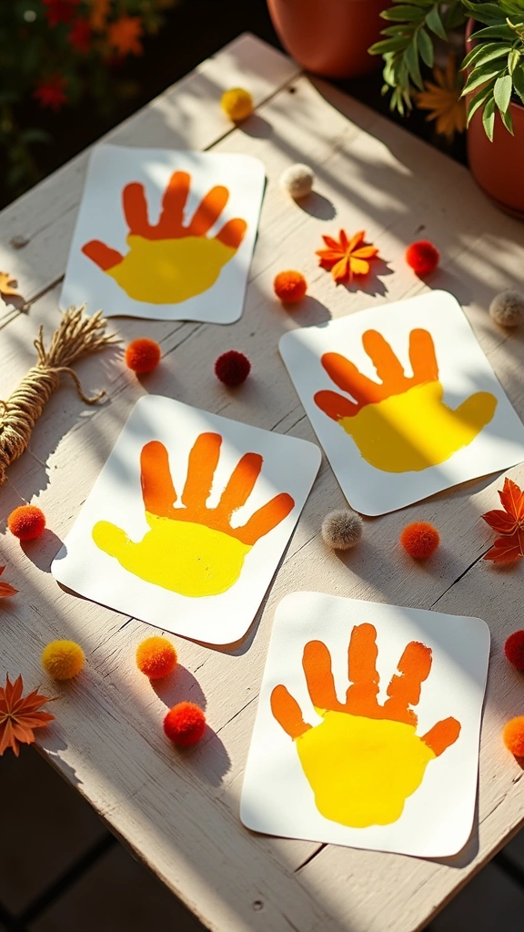 Handprint Candy Corn