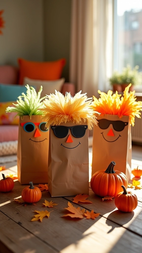 Child-Friendly Scarecrow Puppets