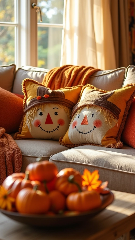 Scarecrow Pillow Covers
