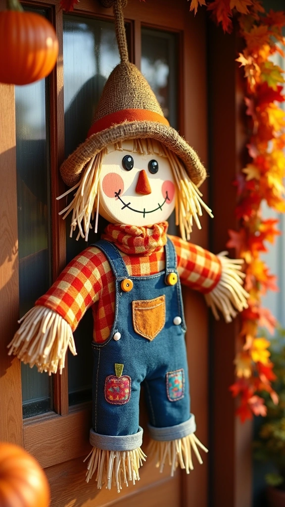 Scarecrow Door Hanger