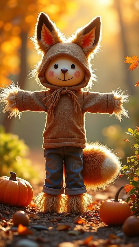 Woodland Creature Scarecrow