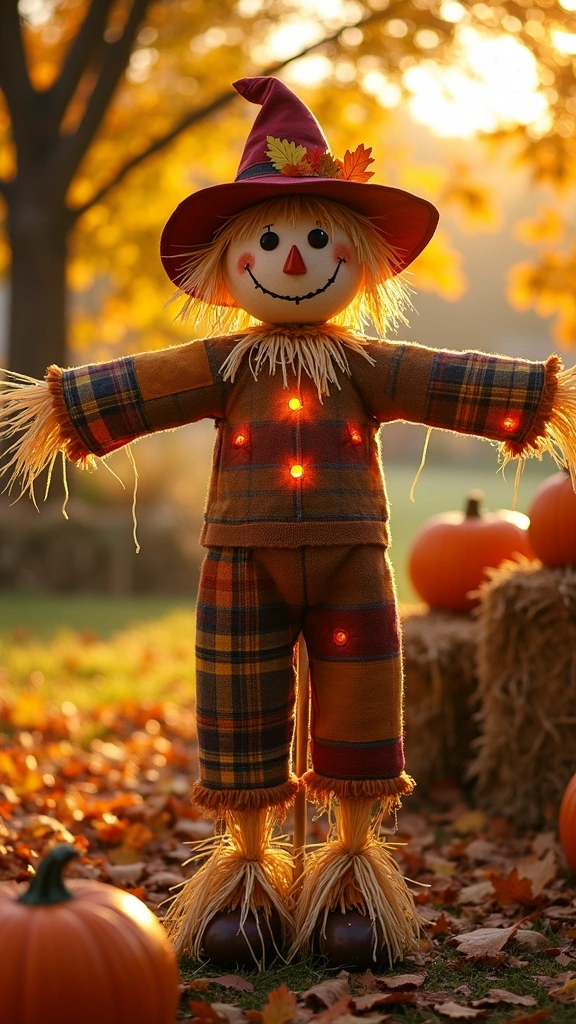 LED Light-Up Scarecrow