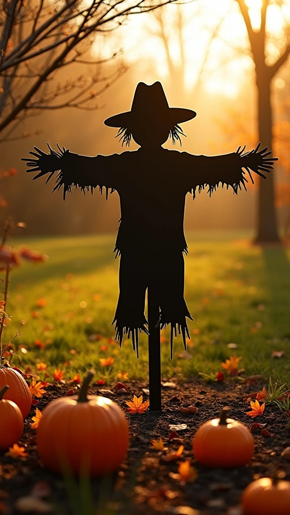 Silhouette Scarecrow