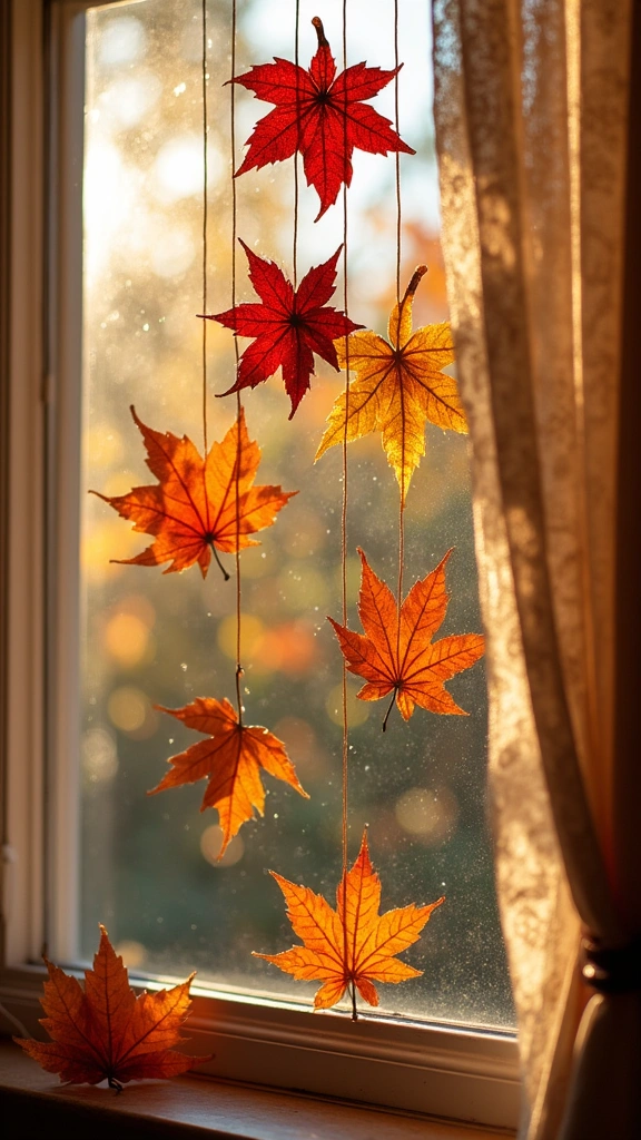 Leaf Art Suncatchers