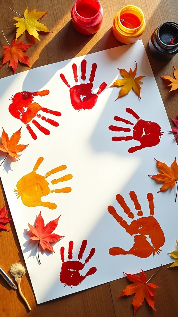 Leafy Handprints