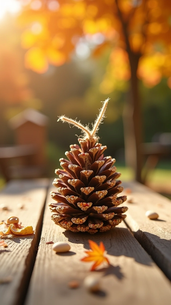 Pinecone Bird Feeder