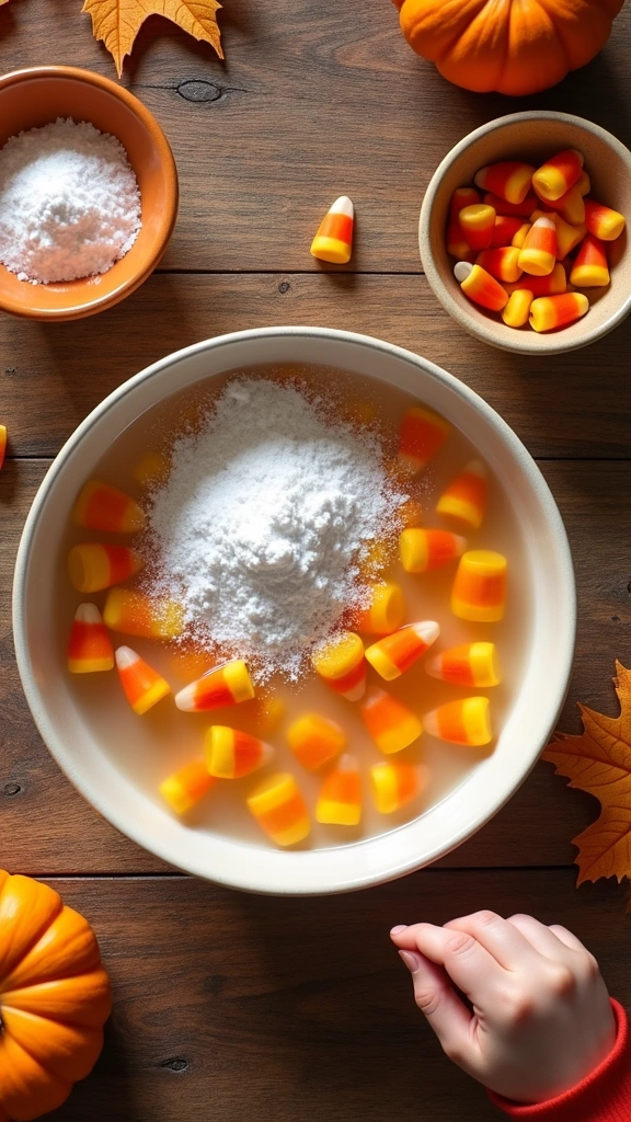 Candy Corn Fizz Activity