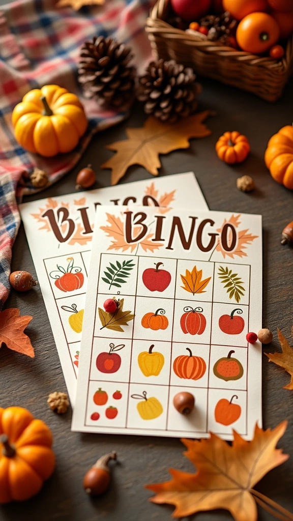 Fall Harvest Bingo
